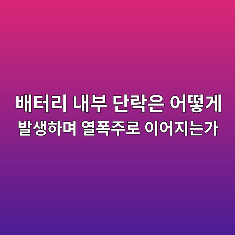 이차전지. 배터리 내부 단락은 어떻게 발생하며 열폭주로 이어지는가 1 ebb0b0ed84b0eba6ac eb82b4ebb680 eb8ba8eb9dbdec9d80 ec96b4eb96bbeab28c ebb09cec839ded9598eba9b0 ec97b4ed8fadeca3bceba19c ec9db4ec96b4 1788139261