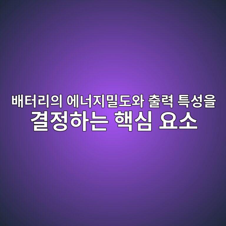 배터리의 에너지밀도와 출력 특성을 결정하는 핵심 요소 4 ebb0b0ed84b0eba6acec9d98 ec9790eb8488eca780ebb080eb8f84ec9980 ecb69ceba0a5 ed8ab9ec84b1ec9d84 eab2b0eca095ed9598eb8a94 ed95b5ec8bac 1787225737