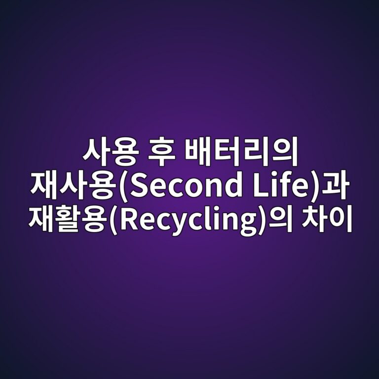 이차전지. 사용 후 배터리의 재사용(Second Life)과 재활용(Recycling)의 차이 1 ec82acec9aa9 ed9b84 ebb0b0ed84b0eba6acec9d98 ec9eacec82acec9aa9second lifeeab3bc ec9eaced999cec9aa9recyclingec9d98 ecb0a8ec9db4 1788186166