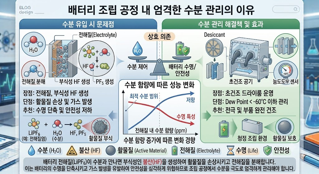 이차전지. 배터리 조립 과정에서 수분을 극도로 엄격하게 관리하는 이유 2 image 10