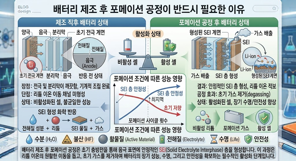 이차전지. 배터리 제조 후 포메이션(Formation) 공정이 반드시 필요한 이유 2 image 11