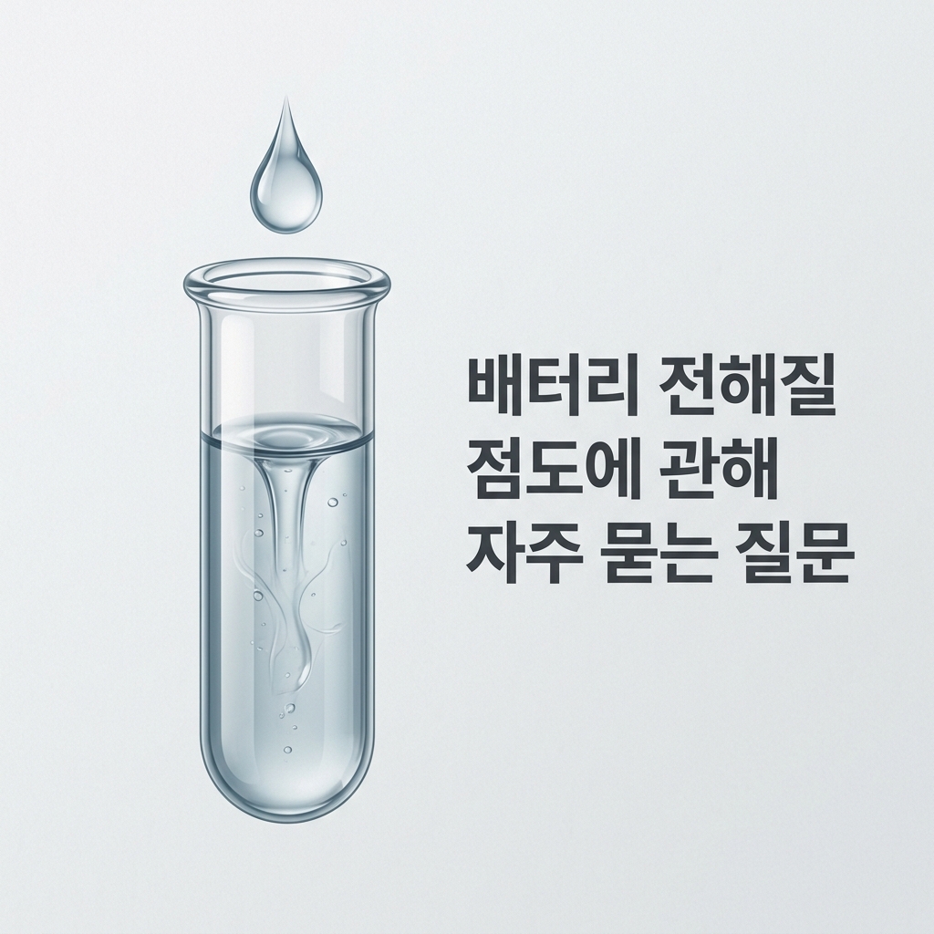 ai thumbnail minimal 배터리 전해질 점도에 관해 자주 묻는 질문 1790078321