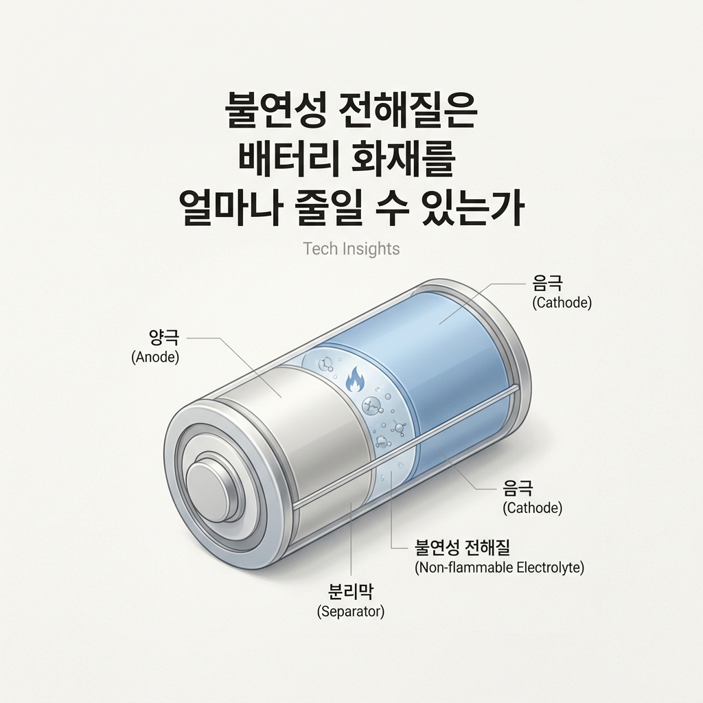 ai thumbnail minimal 불연성 전해질은 배터리 화재를 얼마나 줄일 수 있는가 1790077896